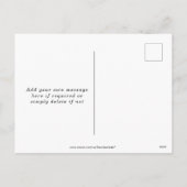 Trouwliefde en bedankt Foto briefkaart Lavendel (Achterkant)