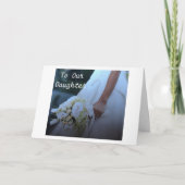 TROUWLIEFDE EN GELUK VOOR ONZE "DOCHTER" KAART (Voorkant)