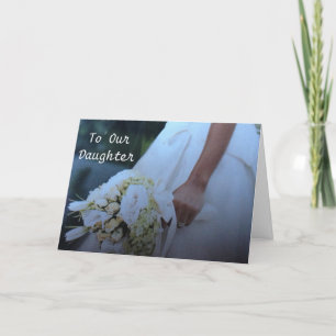 TROUWLIEFDE EN GELUK VOOR ONZE "DOCHTER" KAART
