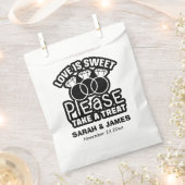 Trouwliefde is zoet thema bedankzakje (Geknipt)