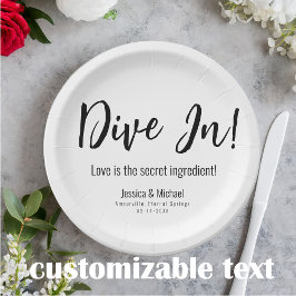 💍 Trouwliefde Minimalistisch Elegant Papieren Bordje