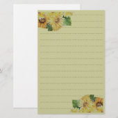 trouwlijstplanner briefpapier (Voorkant / Achterkant)