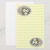 trouwlijstplanner briefpapier (Voorkant / Achterkant)