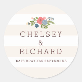 Trouwlint - roze Sticker