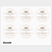 Trouwlint - roze Sticker (Vel)