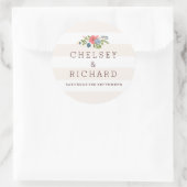 Trouwlint - roze Sticker (Tas)