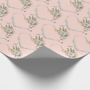 trouwlinthart met roos en ive bouquet cadeaupapier