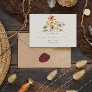Trouwlocatie Botanische Tuin Wilde Bloemen Save The Date