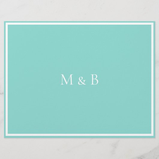 Trouwlocatie Bride Co Activiteitenschema trouwerij Flyer (Voorkant)