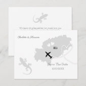 Trouwlocatie Ibiza Save The Date (Voorkant / Achterkant)