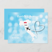 Trouwlocatie Italië Bewaar De Datum Save The Date (Voorkant / Achterkant)