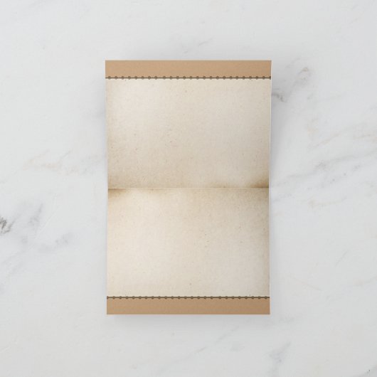 trouwlocatie palmbomen dank je bedankkaart (Binnen)