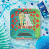 trouwlocatie papieren bordje (Feest)