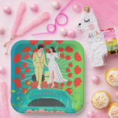 trouwlocatie papieren bordje (Feest)