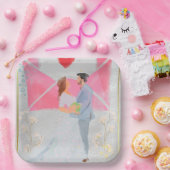 trouwlocatie papieren bordje (Feest)