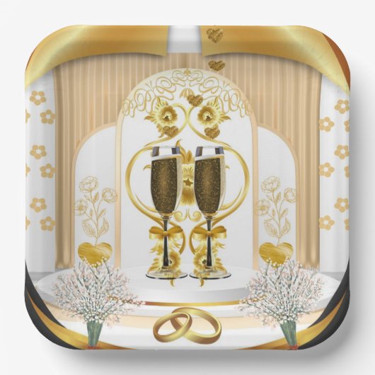 trouwlocatie papieren bordje (Voorkant)