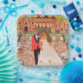 trouwlocatie papieren bordje (Feest)