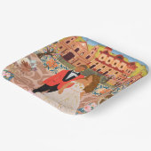 trouwlocatie papieren bordje (Gebogen)