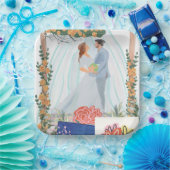 trouwlocatie  papieren bordje (Feest)