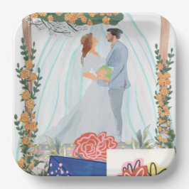 trouwlocatie  papieren bordje