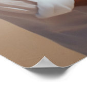 Trouwlocatie plattegrond foto elegante typografie poster (Hoek)