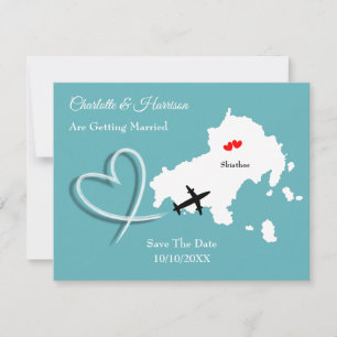 Trouwlocatie Skiathos  Save The Date