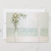 Trouwlocatie Strand Bloem Arbour Save The Date (Achterkant)