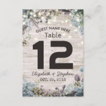 Trouwlocatie Tafel Nummer Chic Bloem Lichtjes op H