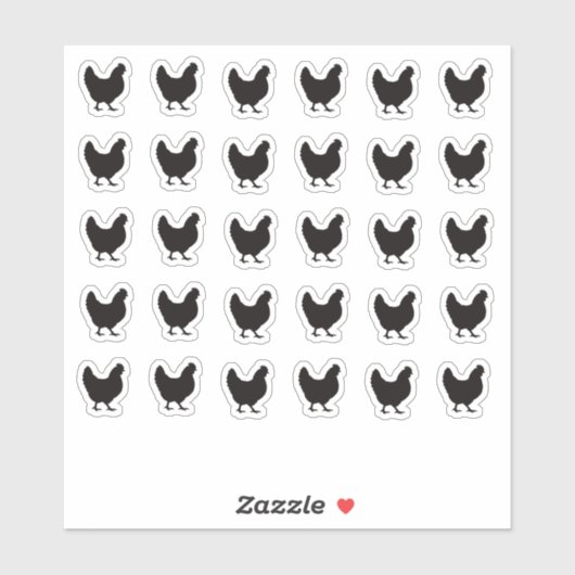 Trouwlocatiekaart Eten Maaltijd Menu Keuze Sticker (Vel)