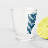 Trouwlogo Naadloze Meid van Eer Gouden Anker Shot Glas (Links)