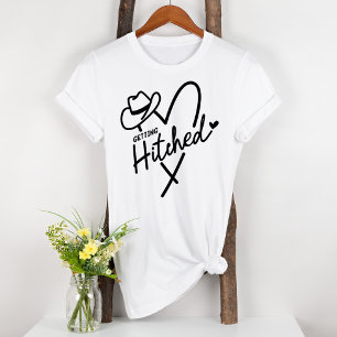 Trouwlustig Verloving Plezier Hart Bruid T-shirt