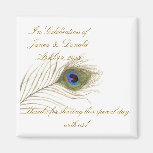 Trouwmagneet Magneet (Voorkant)