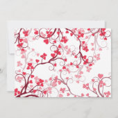 Trouwmeisje voorstel met mooie harten kaart (Achterkant)