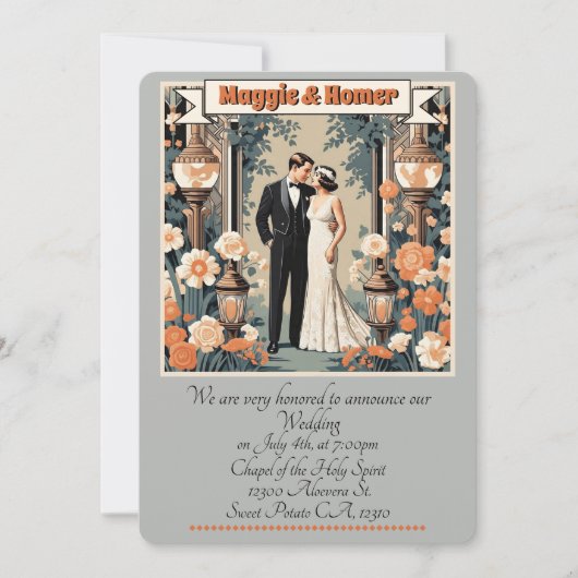 " TROUWMELDING " KAART (Voorkant)