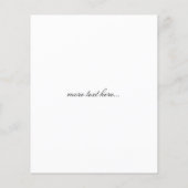 trouwmenu (Achterkant)