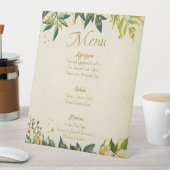 Trouwmenu Bruin Reclamebord Met Voetstuk (Insitu)