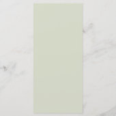 Trouwmenu Elegante Geometrische Groene Elementen Menu (Achterkant)