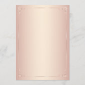 Trouwmenu Kaarten Roze Vintage (Achterkant)