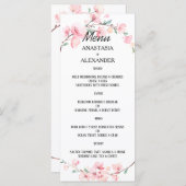 TROUWMENU. MENU (Voorkant / Achterkant)