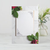 trouwmenu menu (Staand voorkant)