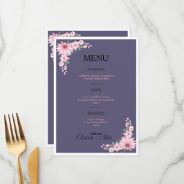 Trouwmenu Menu