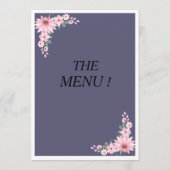 Trouwmenu Menu (Achterkant)