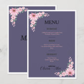 Trouwmenu Menu (Voorkant / Achterkant)