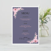 Trouwmenu Menu (Staand voorkant)