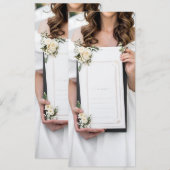 trouwmenu menu (Voorkant / Achterkant)