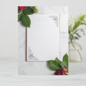 trouwmenu menu (Staand voorkant)