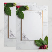 trouwmenu menu (Voorkant / Achterkant)