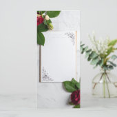 trouwmenu menu (Staand voorkant)