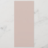 {} trouwmenu menu (Achterkant)