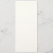 Trouwmenu met blauwe en roze pioenrozen menu (Achterkant)